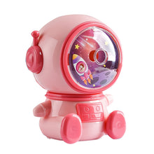 Load image into Gallery viewer, Cartoon Hand-cranked Automatic Pencil Sharpener, Style:, Astronaut (Dark Blue), Astronaut (Light Blue), Astronaut (Pink), Little Rocket (Sky Blue), Little Rocket (Deep Sea Blue), Little Dinosaur (Dark Blue), Little Dinosaur (Lauret Green)