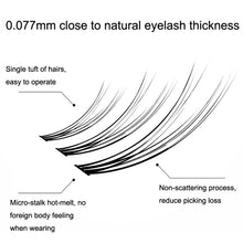 Load image into Gallery viewer, BQI B7229 Lightweight Natural Curling Three-dimensional Slim False Eyelashes, Style:, Type A+Fishtail (120PCS), Type A+Fishtail (200PCS), Type A+Fishtail+Undercib (200PCS)