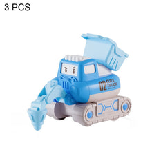 Load image into Gallery viewer, 3 PCS 7799 Pressing Inertia Forward Cartoon Children Toy Car
