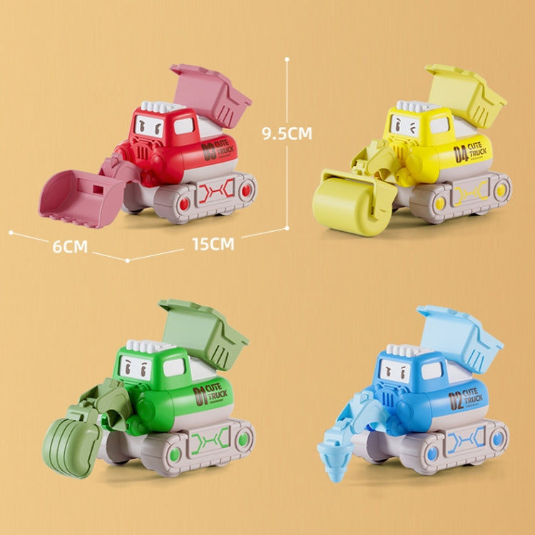 3 PCS 7799 Pressing Inertia Forward Cartoon Children Toy Car