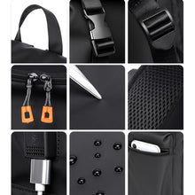 Load image into Gallery viewer, WEIXIER B1862 Men Business Leisure Large Capacity Travel Bag Computer Backpack, B1862 Black, B1862 Grey