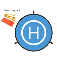Load image into Gallery viewer, Universal Foldable Helipad Landing Pad For Drone, Diameter 55cm Blue Orange, Diameter 75cm Blue Orange, Diameter 90cm Blue Orange, Diameter 110cm Blue Orange