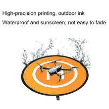Load image into Gallery viewer, Universal Foldable Helipad Landing Pad For Drone, Diameter 55cm Blue Orange, Diameter 75cm Blue Orange, Diameter 90cm Blue Orange, Diameter 110cm Blue Orange
