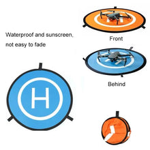 Load image into Gallery viewer, Universal Foldable Helipad Landing Pad For Drone, Diameter 55cm Blue Orange, Diameter 75cm Blue Orange, Diameter 90cm Blue Orange, Diameter 110cm Blue Orange