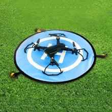 Load image into Gallery viewer, Universal Foldable Helipad Landing Pad For Drone, Diameter 55cm Blue Orange, Diameter 75cm Blue Orange, Diameter 90cm Blue Orange, Diameter 110cm Blue Orange