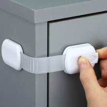 Load image into Gallery viewer, Slide Adjust Baby Safety Lock Refrigerator Drawer Lock, Drawer Lock