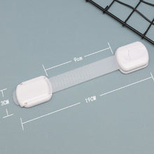 Load image into Gallery viewer, Slide Adjust Baby Safety Lock Refrigerator Drawer Lock, Drawer Lock
