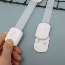 Load image into Gallery viewer, Slide Adjust Baby Safety Lock Refrigerator Drawer Lock, Drawer Lock