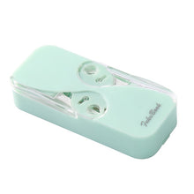 Load image into Gallery viewer, FukuBook Portable Mini Automatic Opening and Closing Floss Storage Box with Floss, White, Black, Green, Pink