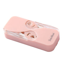 Load image into Gallery viewer, FukuBook Portable Mini Automatic Opening and Closing Floss Storage Box with Floss, White, Black, Green, Pink