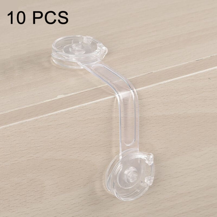 Children Drawer Anti-opening Cabinet Door Refrigerator Safety Lock, 10 PCS/Pack, Pair Lock 10 PCS/Pack, 5 PCS/Pack, Pair Lock 5 PCS/Pack, 5 PCS Transparent +5 Pair Lock