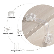 Load image into Gallery viewer, Children Drawer Anti-opening Cabinet Door Refrigerator Safety Lock, 10 PCS/Pack, Pair Lock 10 PCS/Pack, 5 PCS/Pack, Pair Lock 5 PCS/Pack, 5 PCS Transparent +5 Pair Lock