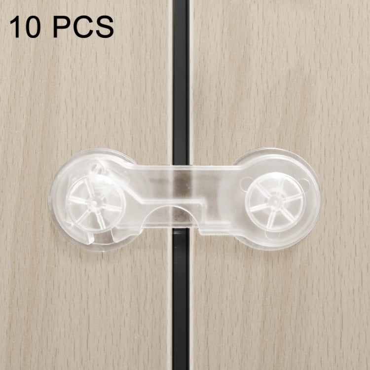 Children Drawer Anti-opening Cabinet Door Refrigerator Safety Lock, 10 PCS/Pack, Pair Lock 10 PCS/Pack, 5 PCS/Pack, Pair Lock 5 PCS/Pack, 5 PCS Transparent +5 Pair Lock