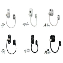 Load image into Gallery viewer, Children High-rise Anti-fall Safety Lock Window Push Limiter, Color:, White, Black, White (Thick), Black (Thick), White (Special Thick), Black (Special Thick), White (Enhanced), Black (Enhanced), White (High Standard), Black (High Standard)