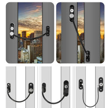 Load image into Gallery viewer, Children High-rise Anti-fall Safety Lock Window Push Limiter, Color:, White, Black, White (Thick), Black (Thick), White (Special Thick), Black (Special Thick), White (Enhanced), Black (Enhanced), White (High Standard), Black (High Standard)