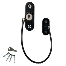 Load image into Gallery viewer, Children High-rise Anti-fall Safety Lock Window Push Limiter, Color:, White, Black, White (Thick), Black (Thick), White (Special Thick), Black (Special Thick), White (Enhanced), Black (Enhanced), White (High Standard), Black (High Standard)