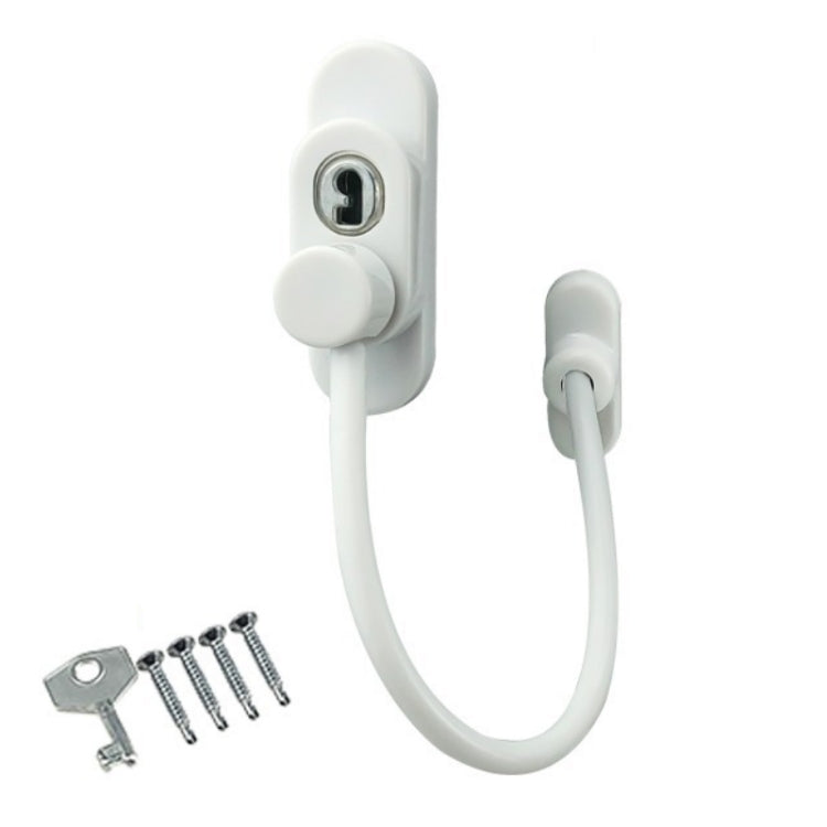 Children High-rise Anti-fall Safety Lock Window Push Limiter, Color:, White, Black, White (Thick), Black (Thick), White (Special Thick), Black (Special Thick), White (Enhanced), Black (Enhanced), White (High Standard), Black (High Standard)
