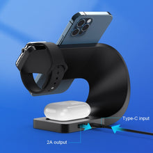 Load image into Gallery viewer, LFX-178 4 In 1 Wireless Charger For Smartphone&amp;iWatch&amp;AirPods, LFX-178