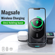 Load image into Gallery viewer, LFX-179 Magnetic Vertical 3 in 1 Wireless Charging Bracket, LFX-179