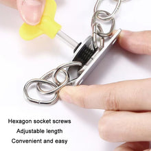 Load image into Gallery viewer, Punching Installation Protection Stainless Steel Window Limit Lock, B Type Silver, B Type White, B Type Black, A Type Silver, A Type Black