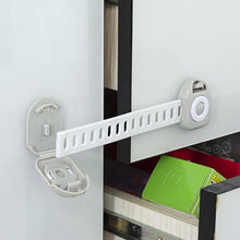 Load image into Gallery viewer, 10 PCS Children Household Anti-opening Drawer Door Safety Lock, Short White Gray, Short White Orange, Long White Gray