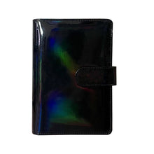 Load image into Gallery viewer, Laser Macaron Loose-leaf Notebook A6 Notepad Shell Without Inner Pages, Silver, Pink, Rose Gold, Dark Night Black, Bright Yellow, Rose Red, Sky Blue, Charming Purple
