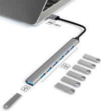 Load image into Gallery viewer, 7 in 1 USB3.0 Docking Station Laptop Multifunctional HUB, USB Interface, Type-C Interface