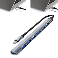 Load image into Gallery viewer, 7 in 1 USB3.0 Docking Station Laptop Multifunctional HUB, USB Interface, Type-C Interface