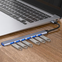 Load image into Gallery viewer, 7 in 1 USB3.0 Docking Station Laptop Multifunctional HUB, USB Interface, Type-C Interface