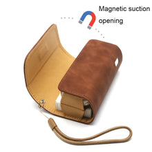 Load image into Gallery viewer, Leather Shockproof Electronic Cigarette Storage Protective Case For IQO 3.0, Black, Blue, Brown, Coffee, Red, Grey, Green, Purple