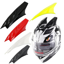 Load image into Gallery viewer, 1 Pair Motorcycle Helmet  Horns Plastic Paste Decoration, Dumb Black, Shiny Black, Red, Yellow, White