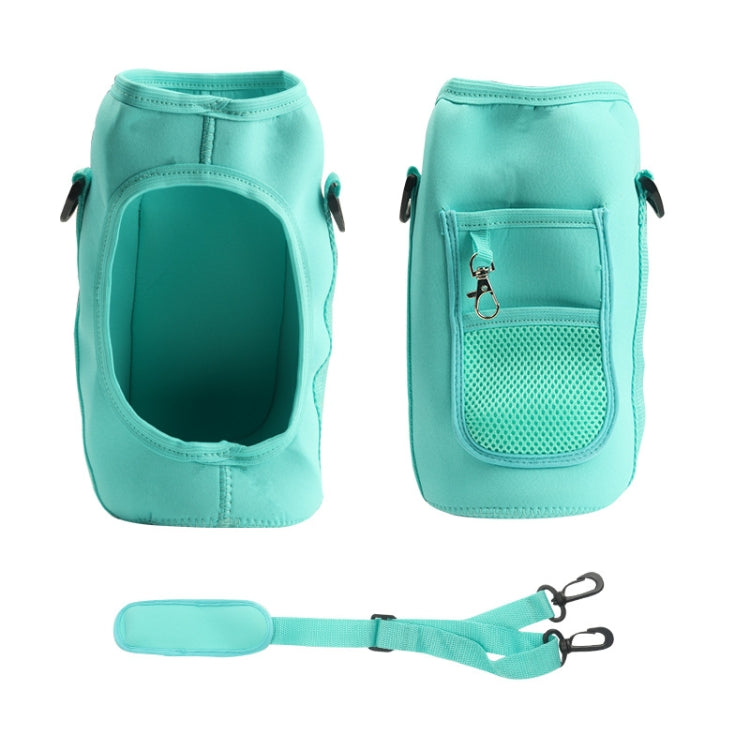 2L Diving Material Water Bottle Cover Case with Strap, Pink Metal Buckle, Blue Glue Buckle, Green Metal Buckle, Blue Metal Buckle, Black Metal Buckle, Black, Pink Glue Buckle, Green Glue Buckle