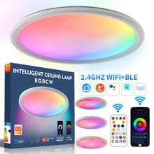 Load image into Gallery viewer, WiFi Bluetooth 2.4G Remote Control LED Ceiling Light, Voltage:, EU Standard 220V-240V, US Standard 110V-130V