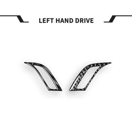 For BMW X1 F48/X2 F39 2pcs /Set Left-Hand Drive Dashboard Air Conditioner Air Vent Knob Sticker, Left-Hand Drive