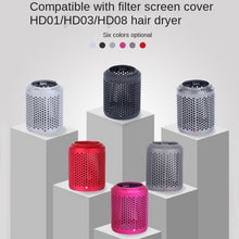 Load image into Gallery viewer, 2 PCS Outer Cover Dust Filter for Dyson Hair Dryer HD01/HD03/HD08, Outer Filter Cover Grey, Outer Filter Cover Silver, Outer Filter Cover Rose Red, Outer Filter Cover Black, Outer Filter Cover Gray, Outer Filter Cover Red