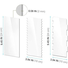 Load image into Gallery viewer, 6 In 1 Clear Acrylic Cake Scraper Smoothing Tool Set, 6 In 1