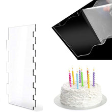 Load image into Gallery viewer, 6 In 1 Clear Acrylic Cake Scraper Smoothing Tool Set, 6 In 1