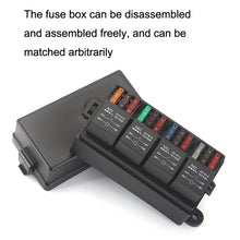 Load image into Gallery viewer, Relay Car RV Radiography Sound Modified Electromagnetic Insurance Box, TF008-10 12V 4Pin, TF008-10 12V 5Pin, TF008-10 24V 4Pin, TF008-10 24V 5Pin