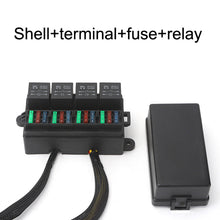 Load image into Gallery viewer, Relay Car RV Radiography Sound Modified Electromagnetic Insurance Box, TF008-10 12V 4Pin, TF008-10 12V 5Pin, TF008-10 24V 4Pin, TF008-10 24V 5Pin