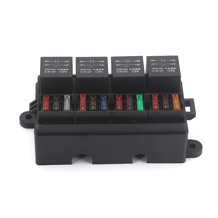 Relay Car RV Radiography Sound Modified Electromagnetic Insurance Box, TF008-10 12V 4Pin, TF008-10 12V 5Pin, TF008-10 24V 4Pin, TF008-10 24V 5Pin
