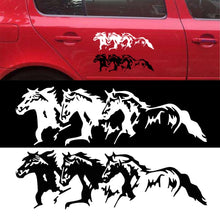 Load image into Gallery viewer, 5PCS FGM-002 Carving Reflective Stickers Galloping Horse Car Body Sticker, Galloping Horse