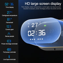 Load image into Gallery viewer, W2 Wall-mounted USB Charging  Automatic Foam Soap Dispenser With Time Temperature Display, White, Black