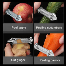 Load image into Gallery viewer, Multifunctional Stainless Steel Fruit Peeling Knife, 3 in 1, 5 in 1