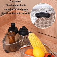 Load image into Gallery viewer, Kitchen Multifunctional Stainless Steel Triangle Sink Drain Basket, Style:, Standing, Standing Hanging