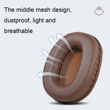 Load image into Gallery viewer, 2 PCS Headset Sponge Earmuffs For SONY MDR-7506 / V6 / 900ST, Gray Stitching, Black Stitching, White Stitching, Brown Stitching, Black Net, Net Stitching, Black White Net, Black Blue Net, Black Green Net, Black Lambskin, Brown Lambskin, Black Bright   ...
