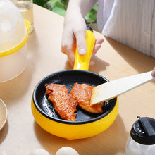 Load image into Gallery viewer, 350W Electric Egg Omelette Cooker Frying Pan Steamer Cooker,EU Plug,Style:, Single Layer Set Yellow, Double Layer Set Yellow, Pan+Wood Shovel Yellow, Single Layer Set Pink, Double Layer Set Pink, Pan+Wood Shovel Pink