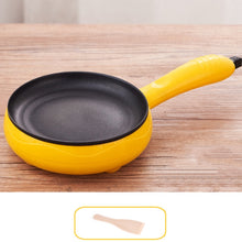Load image into Gallery viewer, 350W Electric Egg Omelette Cooker Frying Pan Steamer Cooker,EU Plug,Style:, Single Layer Set Yellow, Double Layer Set Yellow, Pan+Wood Shovel Yellow, Single Layer Set Pink, Double Layer Set Pink, Pan+Wood Shovel Pink