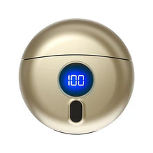 Load image into Gallery viewer, TJ01 Flying Saucer Razor USB Rechargeable Mini Shaver, Dark Gray, Champagne Golden
