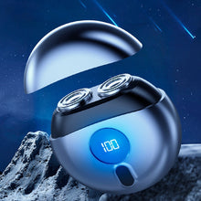 Load image into Gallery viewer, TJ01 Flying Saucer Razor USB Rechargeable Mini Shaver, Dark Gray, Champagne Golden