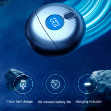 Load image into Gallery viewer, TJ01 Flying Saucer Razor USB Rechargeable Mini Shaver, Dark Gray, Champagne Golden